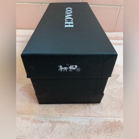 💕Coach peony riveted tea rose suede slides - Picture 8 of 11